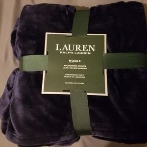 Lauren Ralph Lauren Noble Plush Micromink Throw